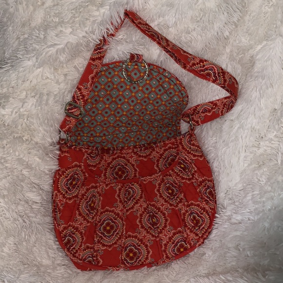 Vera Bradley Paprika Orange cross body purse NWOT - Picture 6 of 9